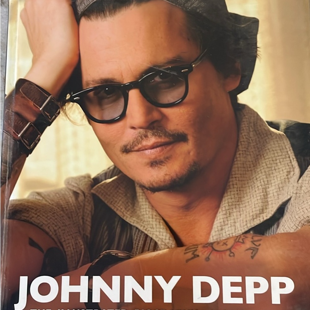 Johnny Depp Book with Cover Photo